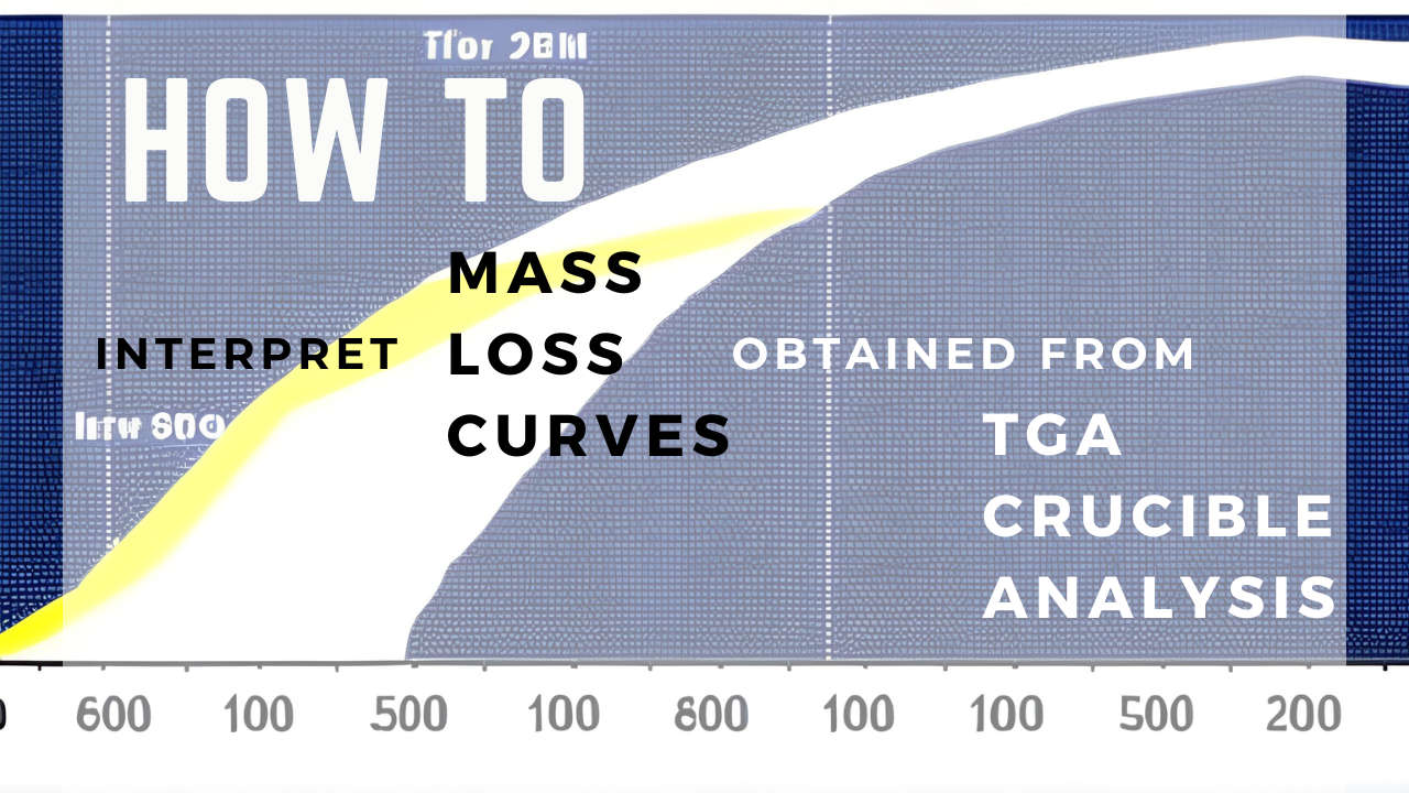 How to Interpret Mass Loss Curves Obtained from TGA Crucible Analysis